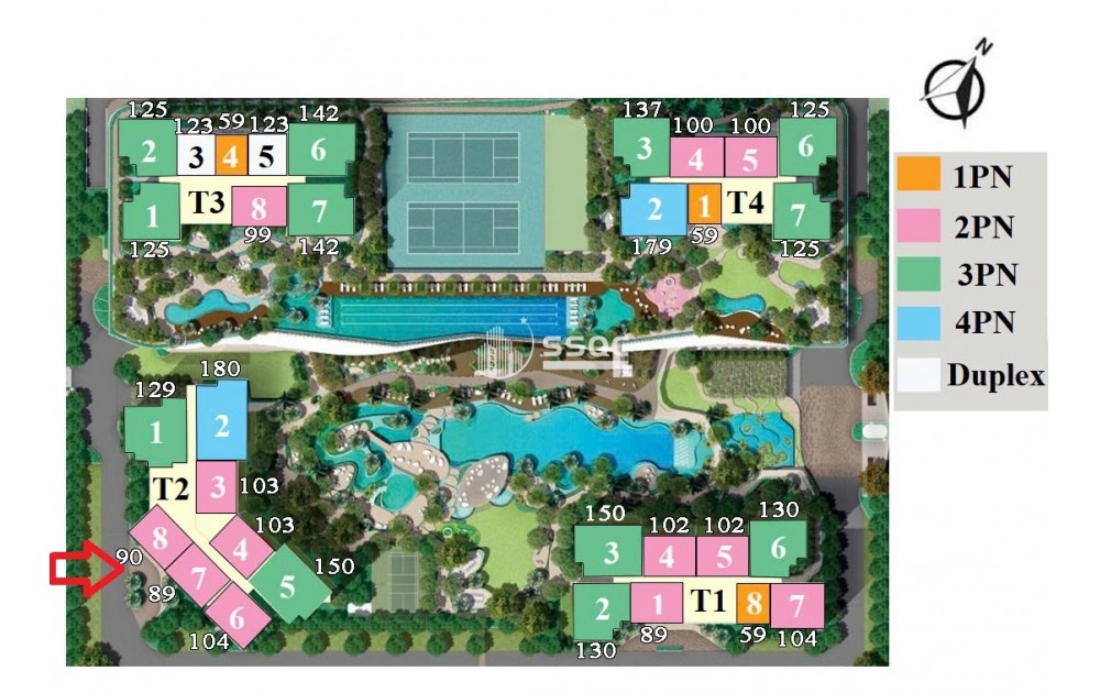CHO THUÊ ESTELLA HEIGHTS 2PN - VIEW ĐẸP - NỘI THẤT CAO CẤP - DỌN VÀO NGAY